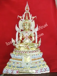 สมเด็จองค์ปฐม 9" ปิดทองประดับเพชร