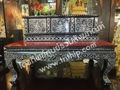 ตู้พระธรรมพร้อมตัวรอง ฝังมุก