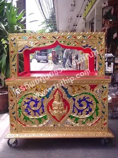 บุษบก-ธรรมาสน์-ตู้พระไตรปิฎก