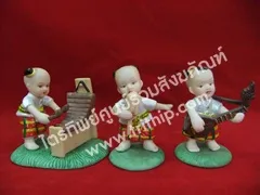 ตุ๊กตาเด็กไทยชุดโปงลาง