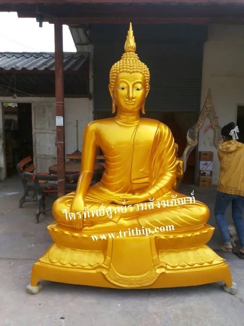 พระปางสะดุ้งมาร 60" ฐานบัว