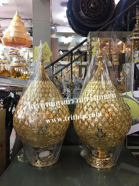 พุ่มไฟทองเหลืองฉลุลาย (ใหญ่)
