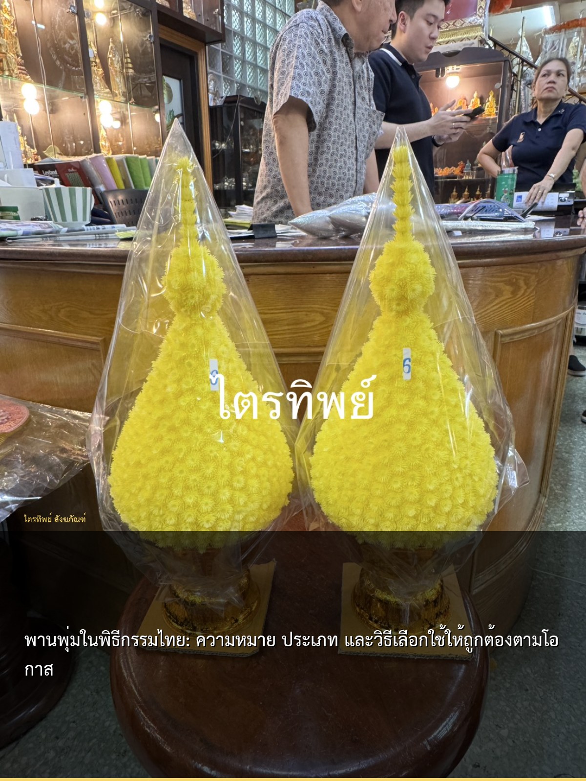 พานพุ่มในพิธีกรรมไทย: ความหมาย ประเภท และวิธีเลือกใช้ให้ถูกต้องตามโอกาส