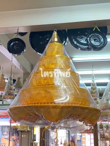ฉัตรผ้าในร่ม 40\" 5 ชั้น