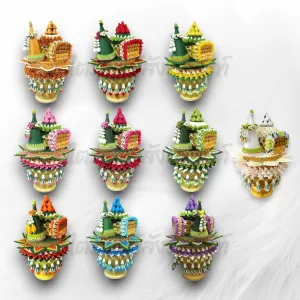 กรวยขมาเทียนแพ พาน 12 / 16 ซม. มี 10 สี
