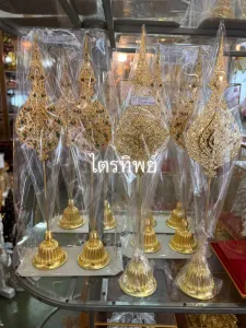 บังแทรก 3\" ปิดทองแท้/ลงยา
