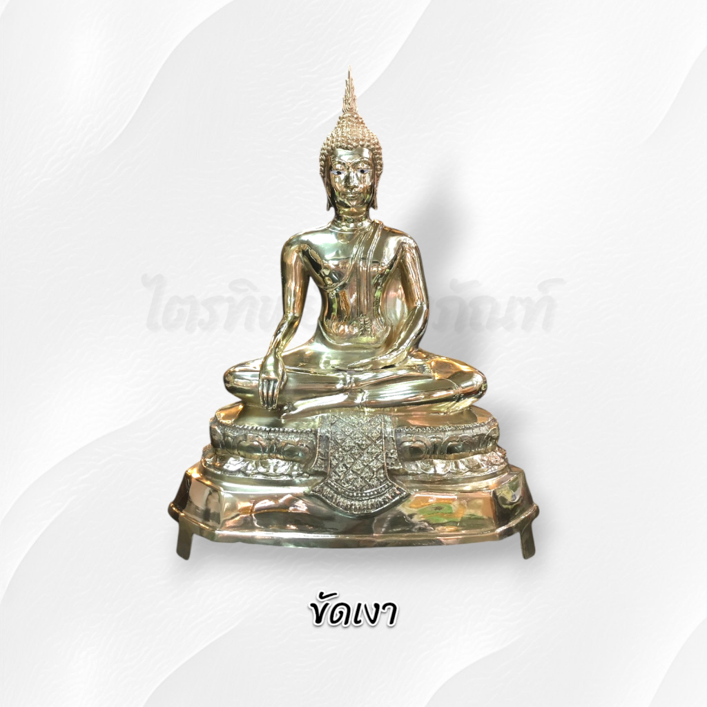 พระสุโขทัย ปางสะดุ้งมาร มารวิชัย หน้าตัก 12 นิ้ว ทองเหลือง สลักชื่อให้ฟรี! 3