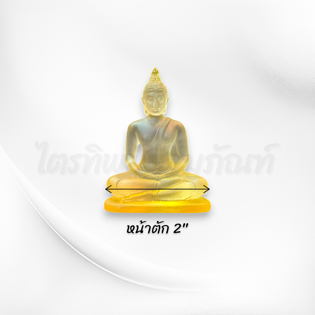พระสุโขทัย พระโมเดล ปางสมาธิ หน้าตัก 2" หลากสี เรซิ่น 2