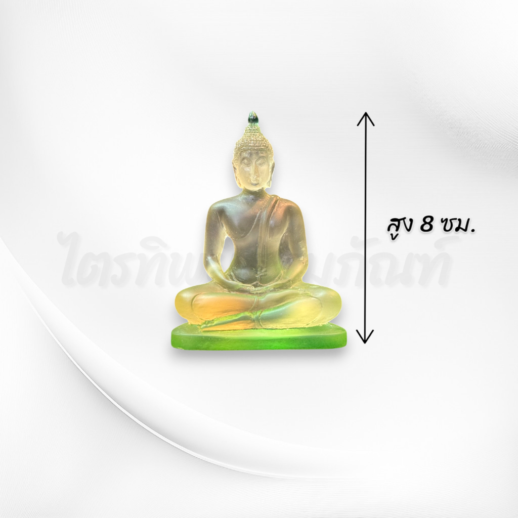 พระสุโขทัย พระโมเดล ปางสมาธิ หน้าตัก 2" หลากสี เรซิ่น 3